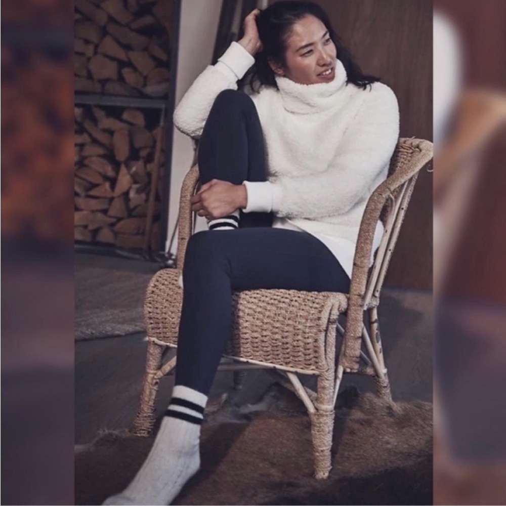 Athleta double cozy karma funnel neck pullover